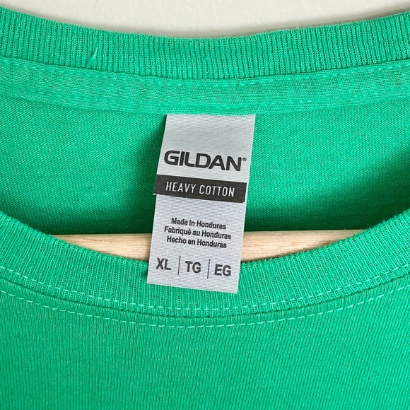 The Lawn Ranger Rides Again Riding Lawnmower Funny Green T Shirt Adult size XL - Picture 6 of 6